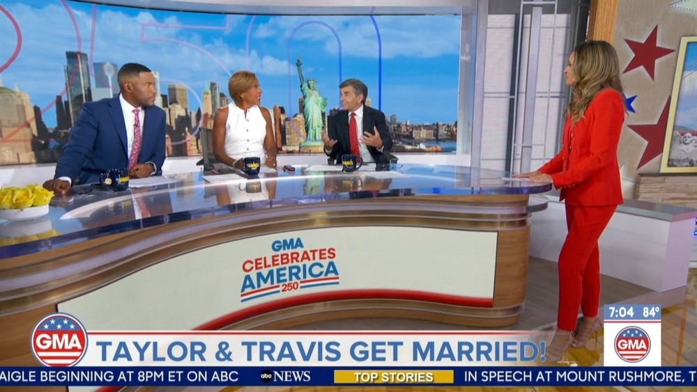'GMA' anchors describe Taylor Swift, Travis Kelce wedding