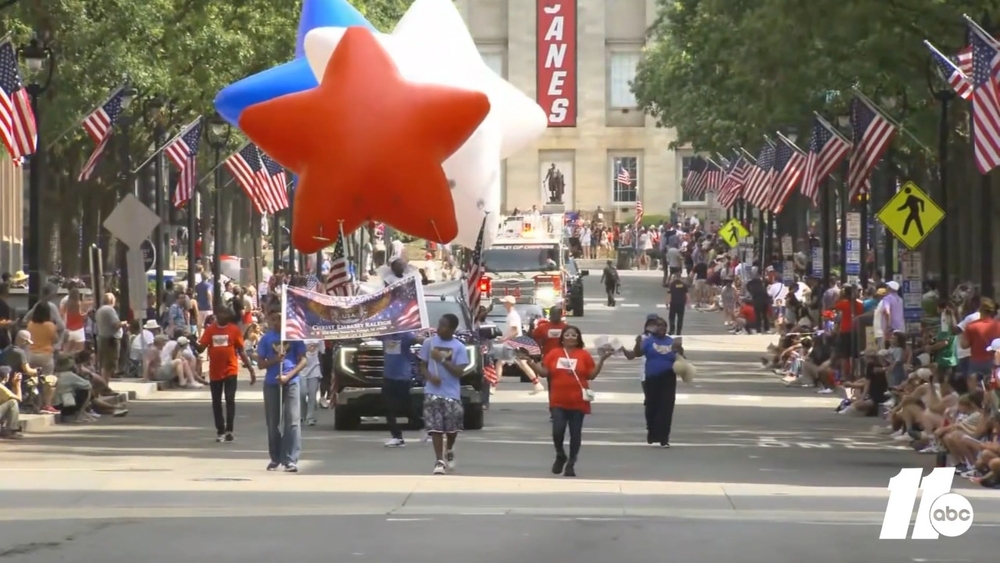 WATCH: Raleigh's parade celebrates America's 250th birthday