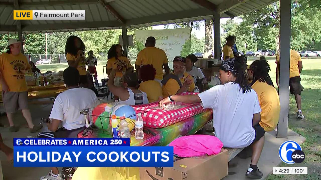 Families reunite for the 4th at Belmont Grove Park