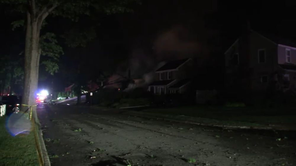 Falling tree sparks house fire in River Edge as storms wreak havoc in NJ for second straight day