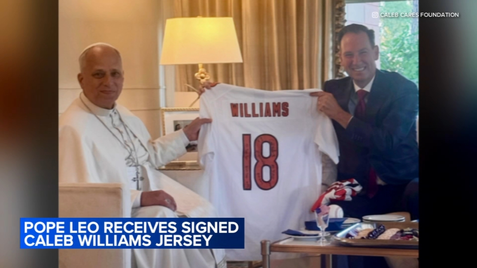 Photo: ABC7 Chicago The Chicago Connection: Why Pope Leo XIV Received the Gift