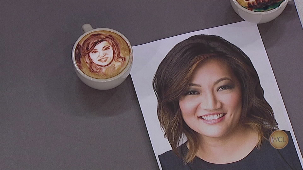 "Baristart" artist Michael Breach makes latte art