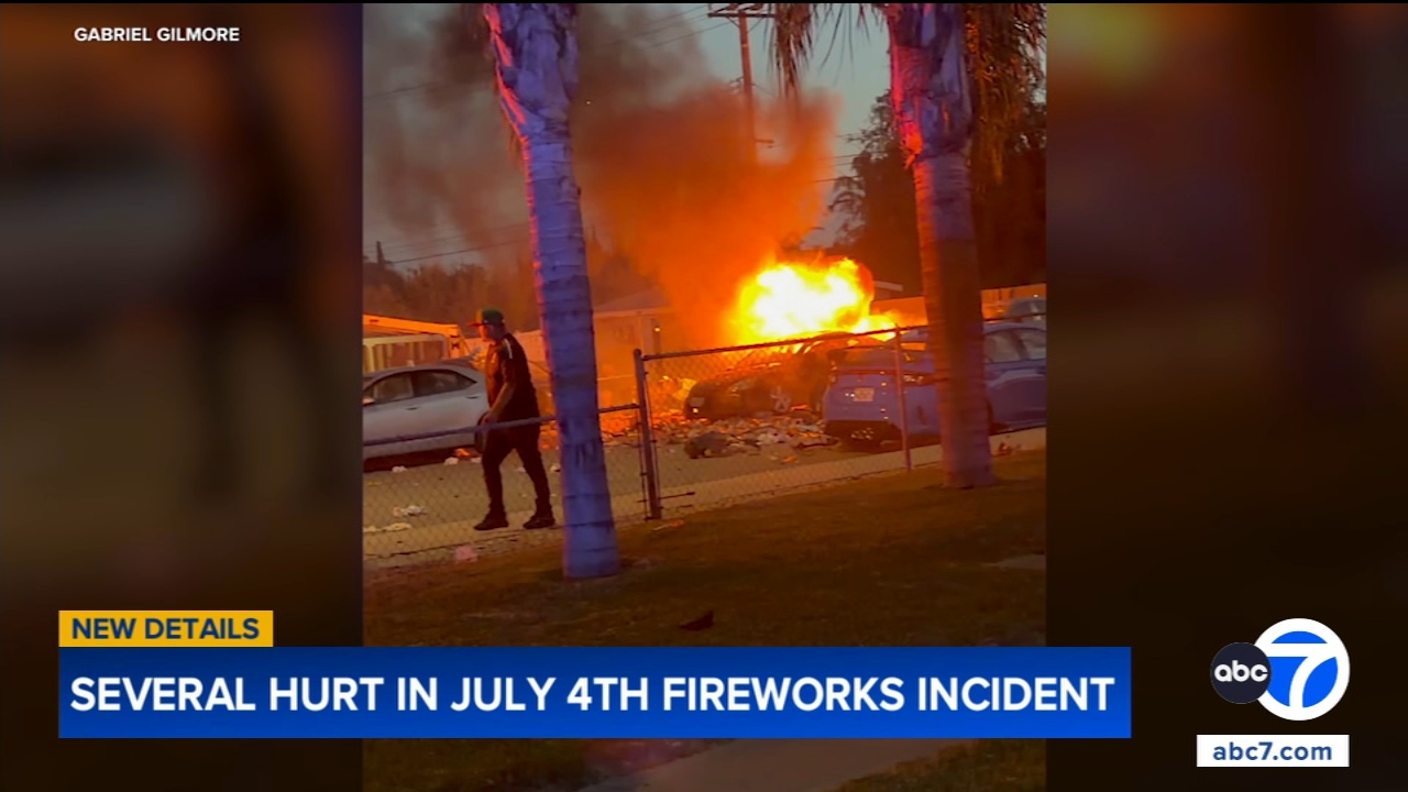 Woman dies after 4th of July fireworks explosion in Chino, man arrested