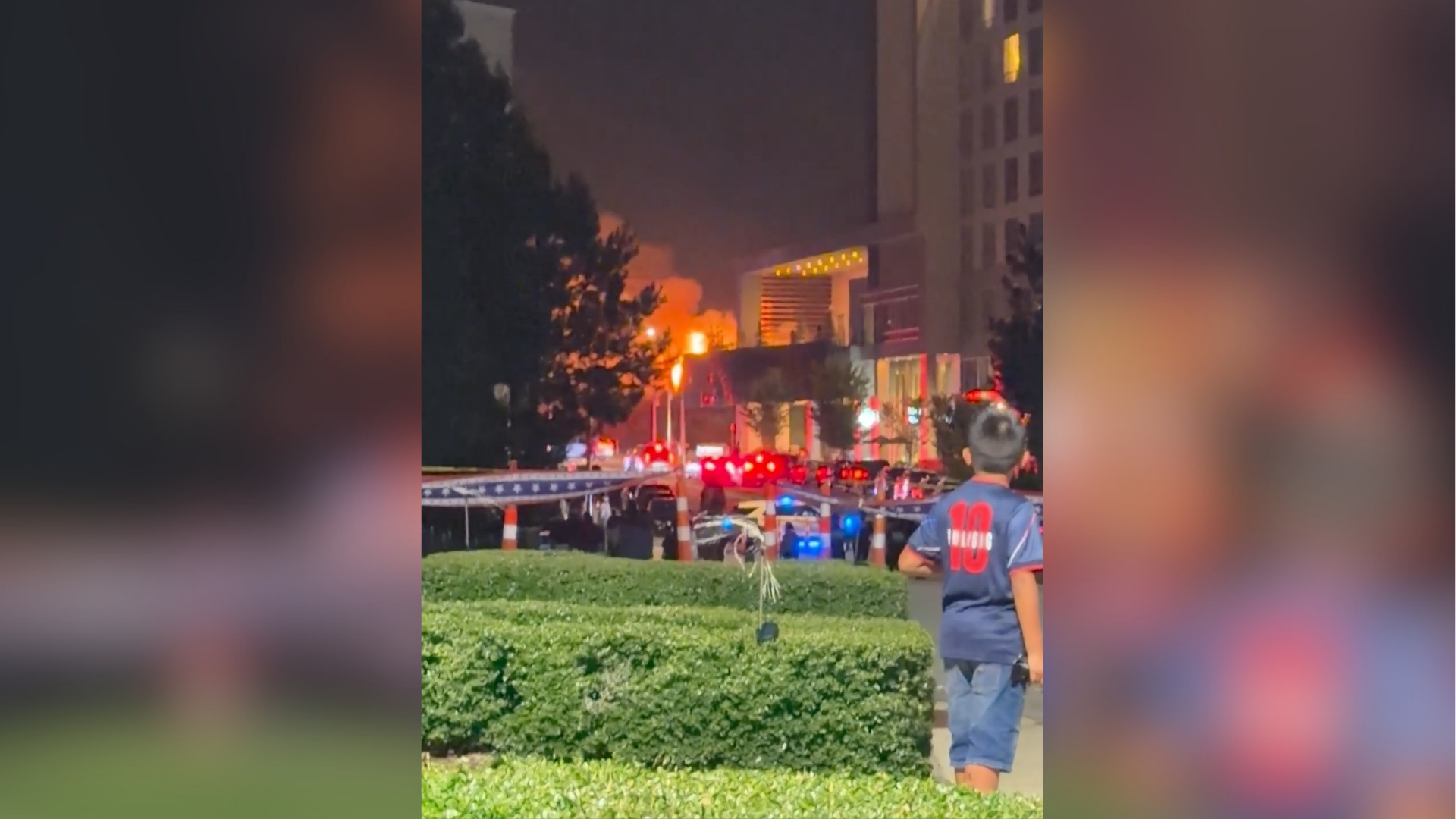 VIDEO: Fire erupts at Brier Creek after fireworks
