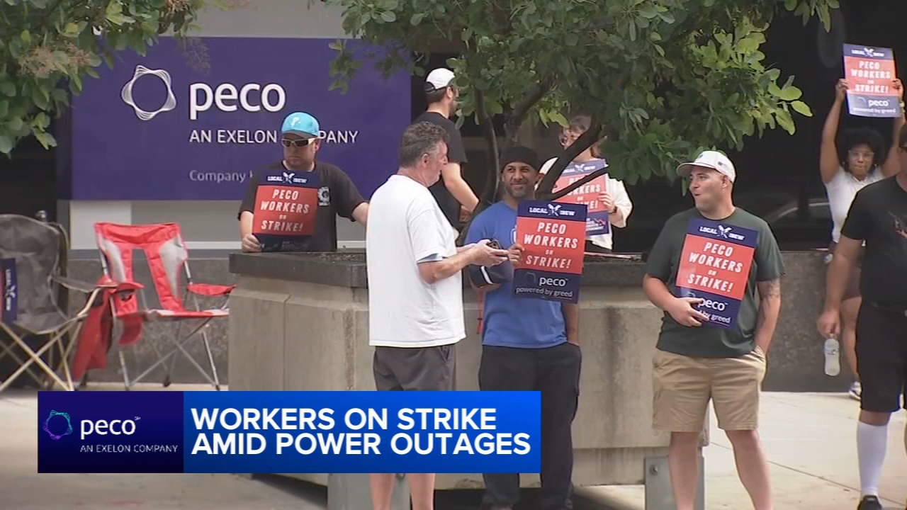 PECO works to restore power after storm as strike negotiations continue
