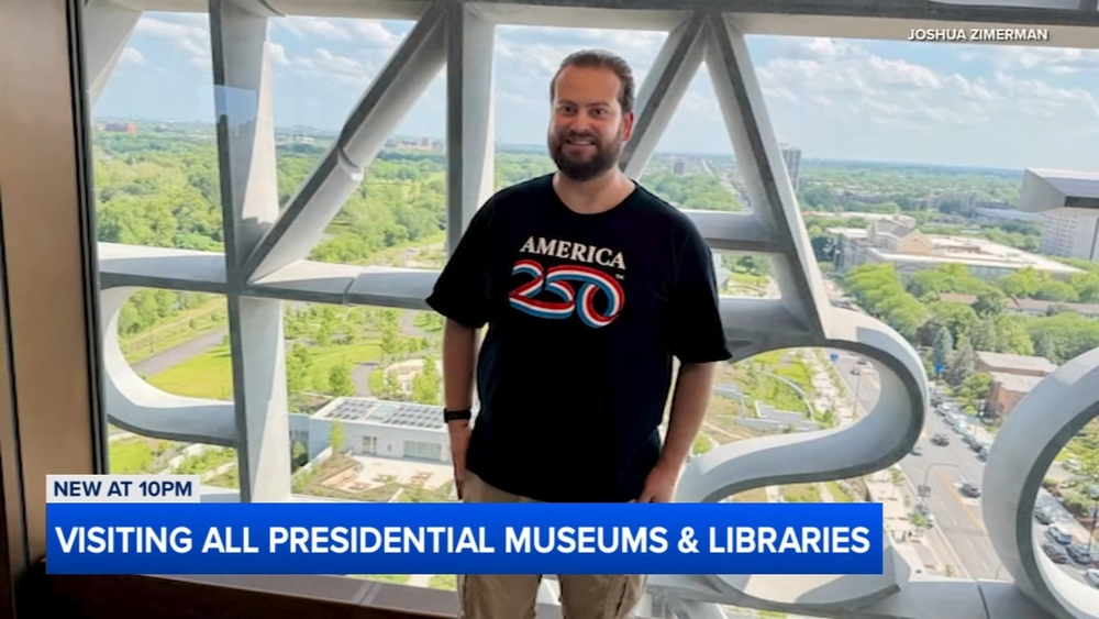 Man visits all presidential museums, ends at Obama Presidential Center