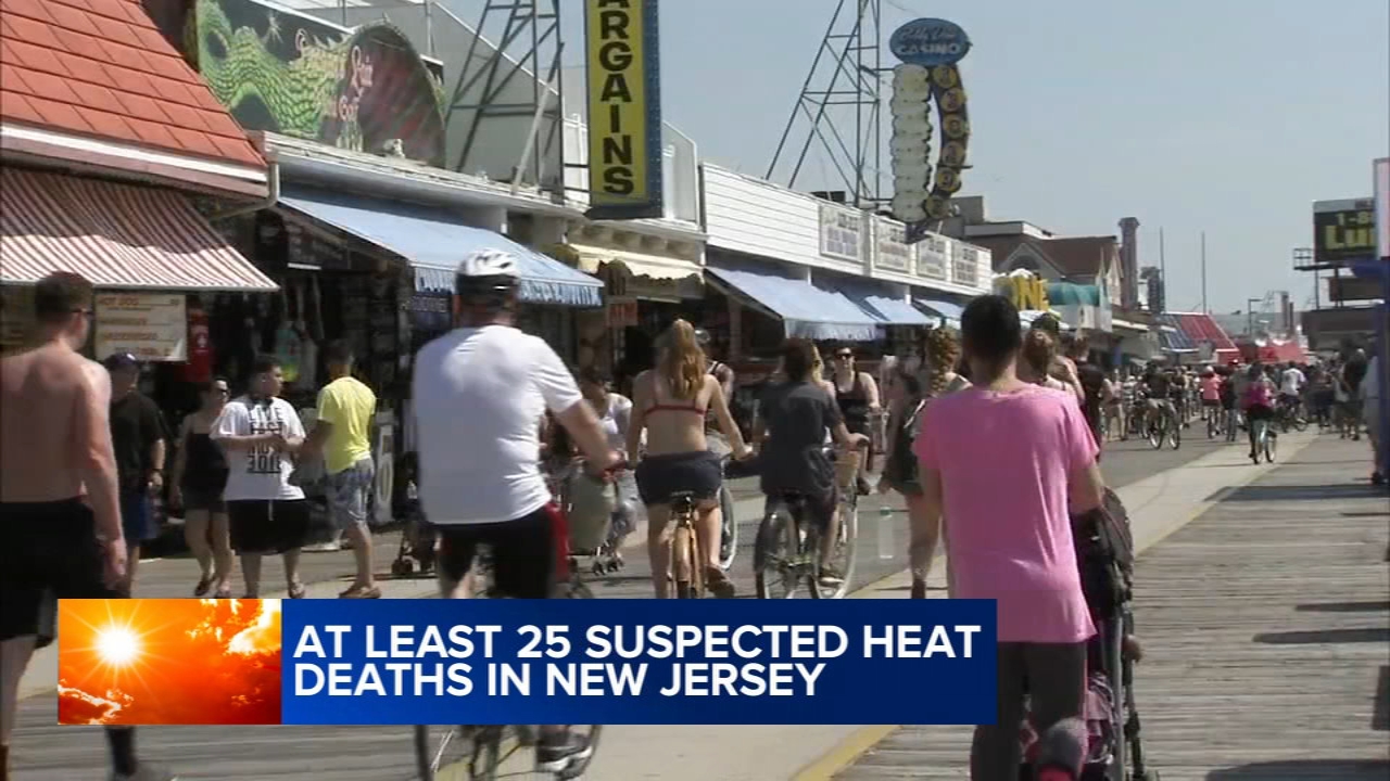 25 suspected heat deaths in New Jersey from record-breaking July 4 weekend temps