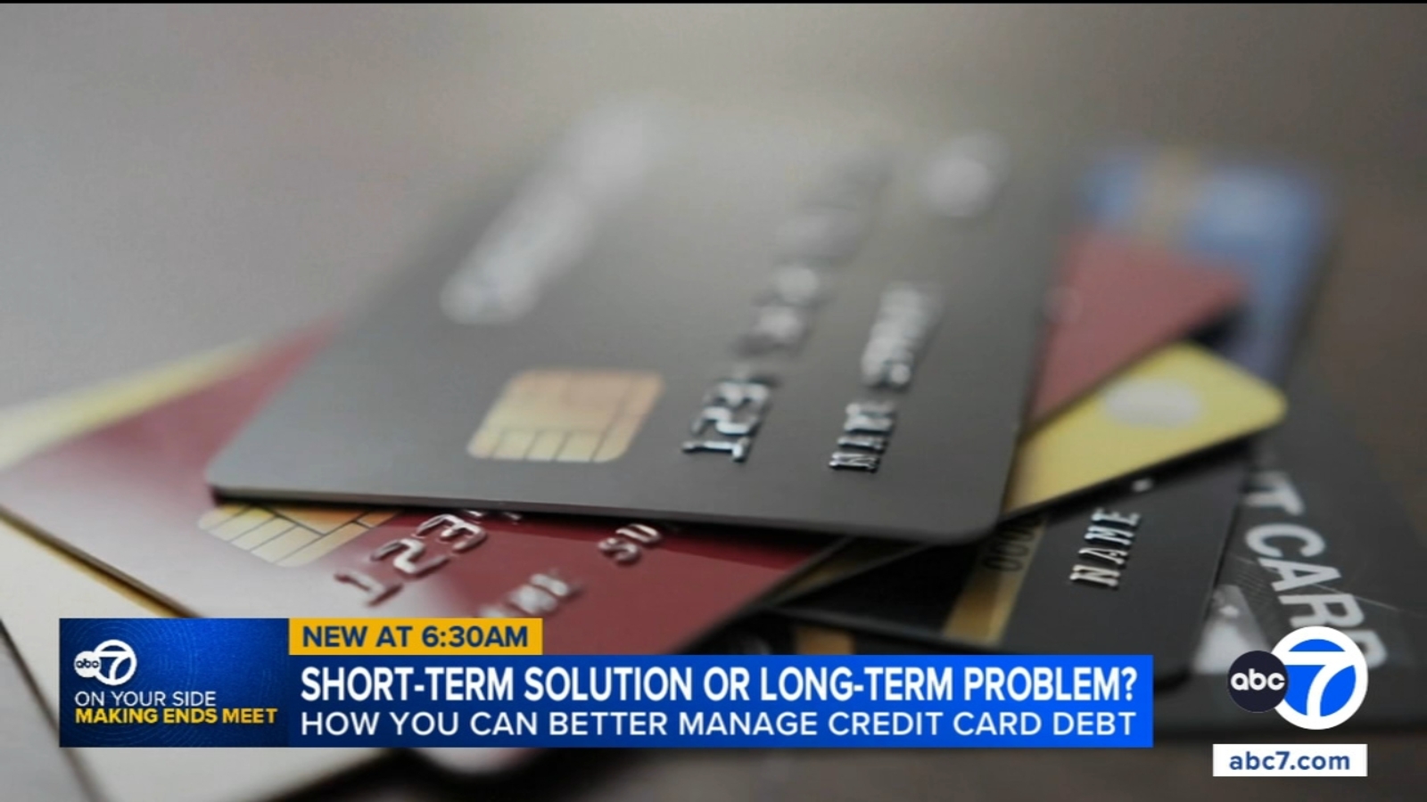 Experts offer advice to manage credit card debt