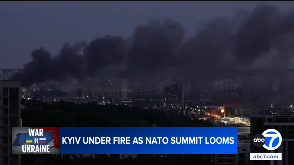 Kyiv under fire as NATO summit looms