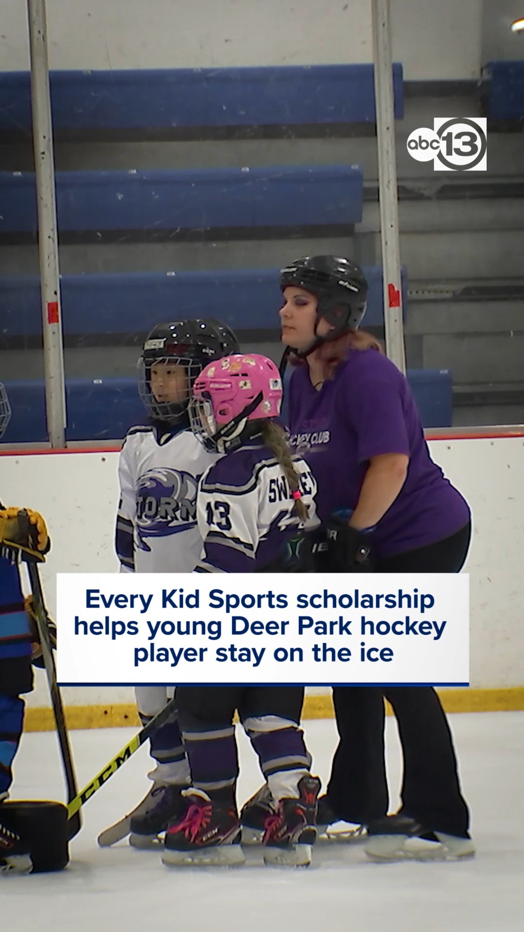 Every Kid Sports scholarship helps young hockey player stay on the ice