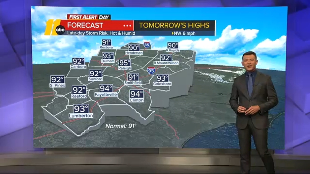 First Alert Weather Afternoon Forecast