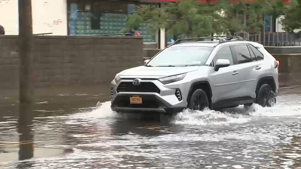 Streets completely flooded in Brooklyn