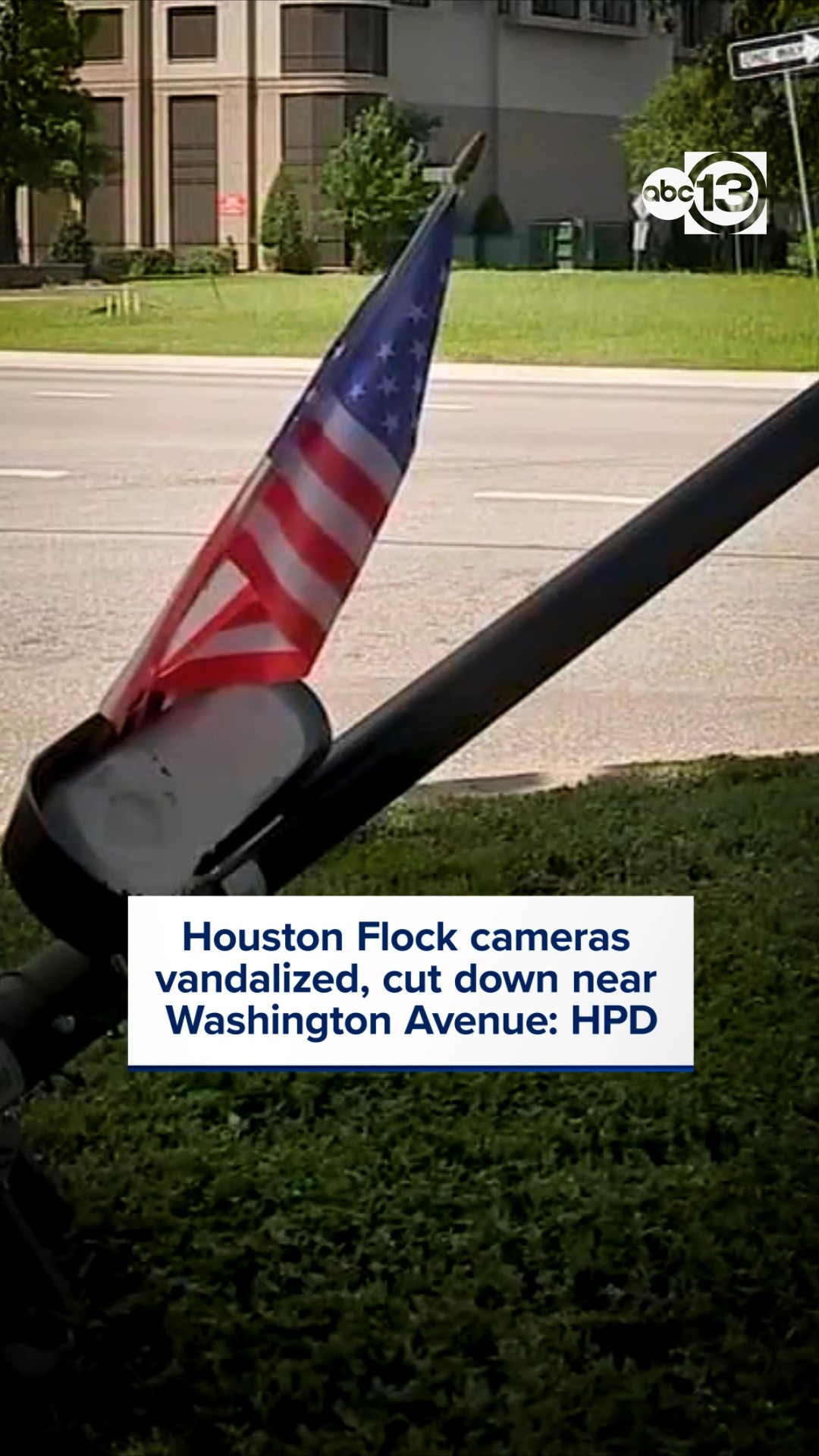 Houston Flock cameras vandalized, cut down near Washington Avenue: HPD