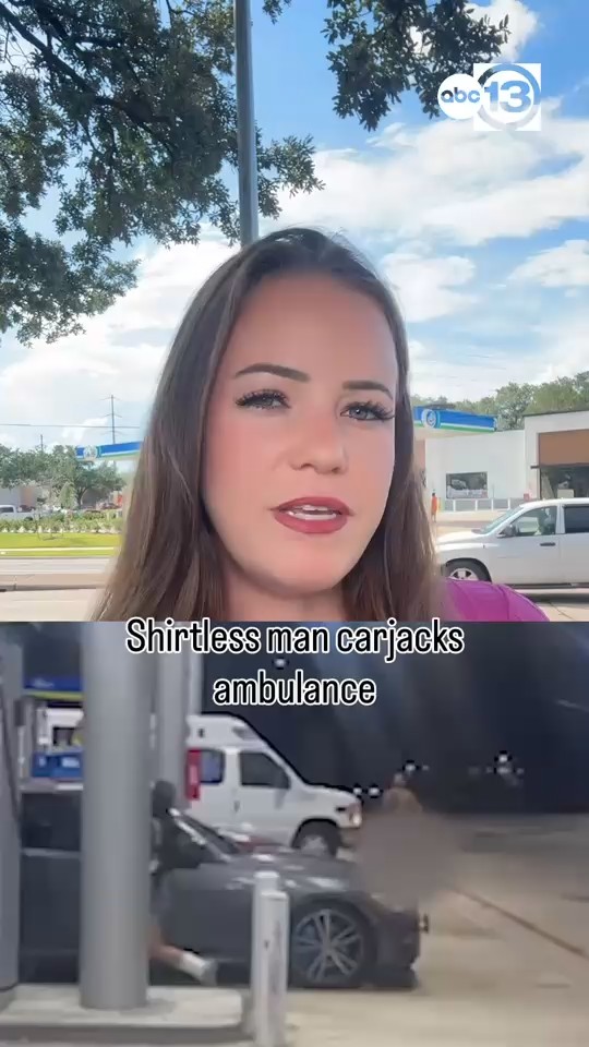 Shirtless man carjacks ambulance on 4th of July, video shows