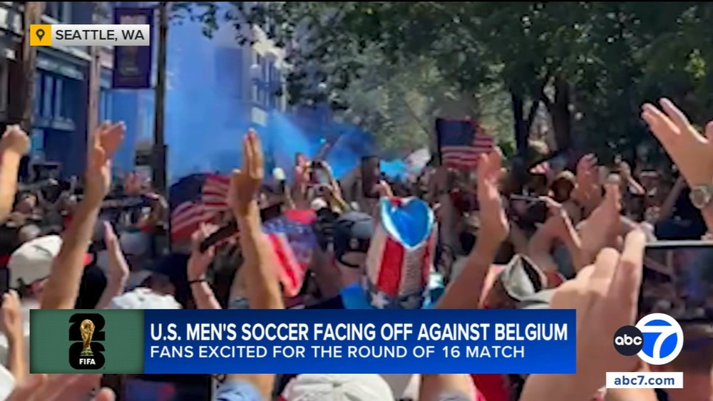 World Cup fans ready to see US face off against Belgium