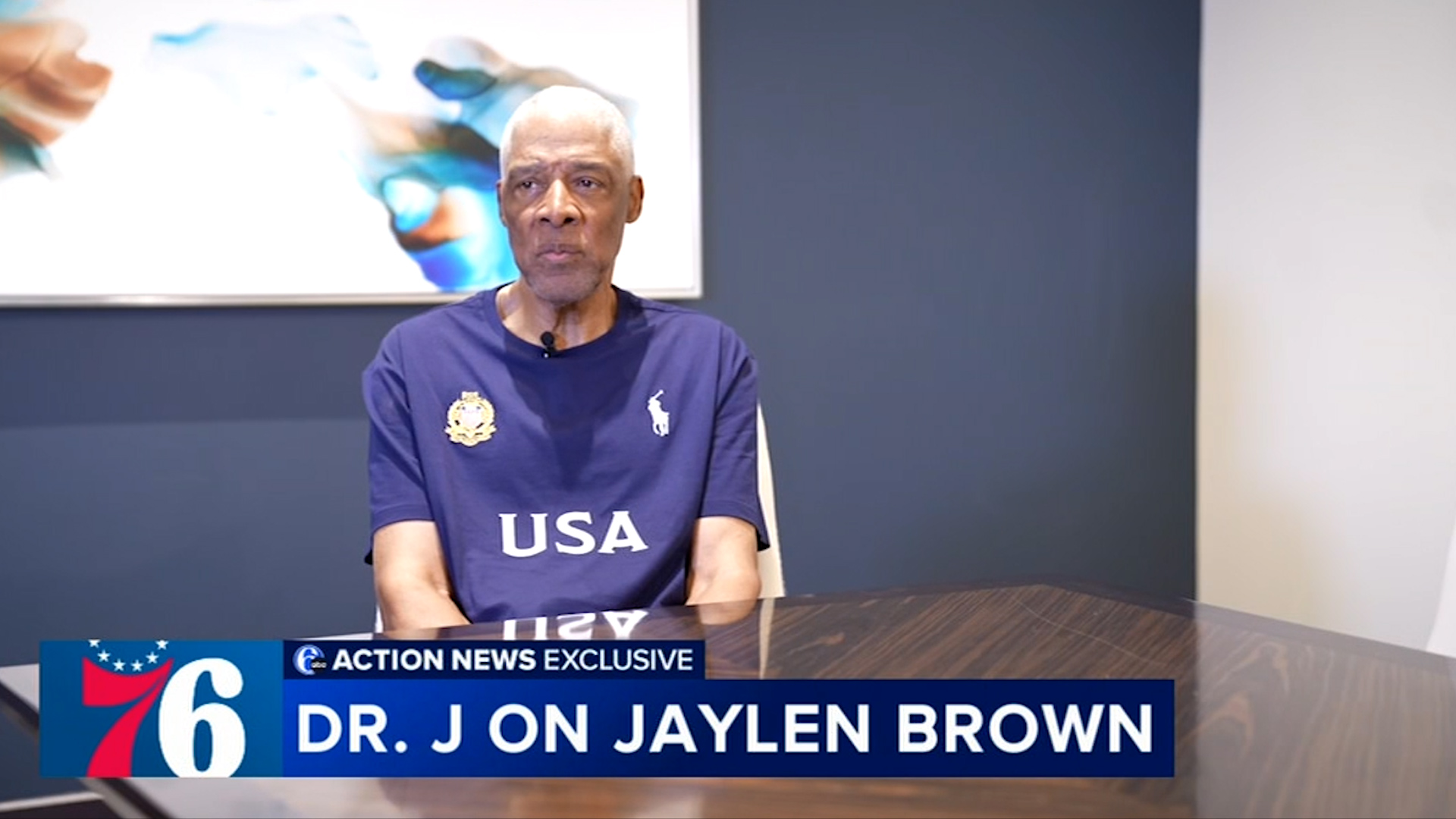 Dr. J expects 'big things' from Jaylen Brown in Philadelphia