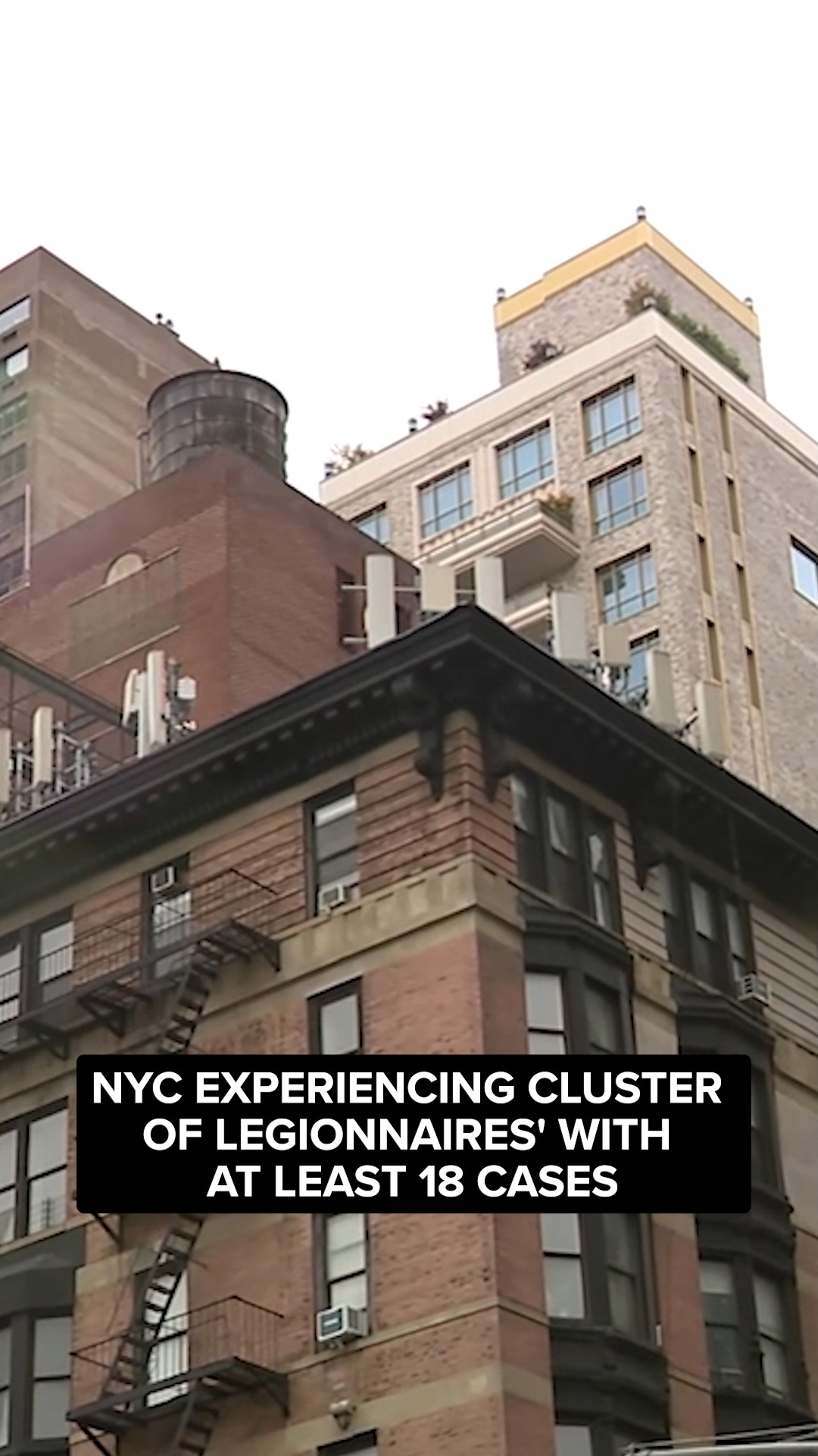 UES experiencing cluster of Legionnaires' with at least 23 cases