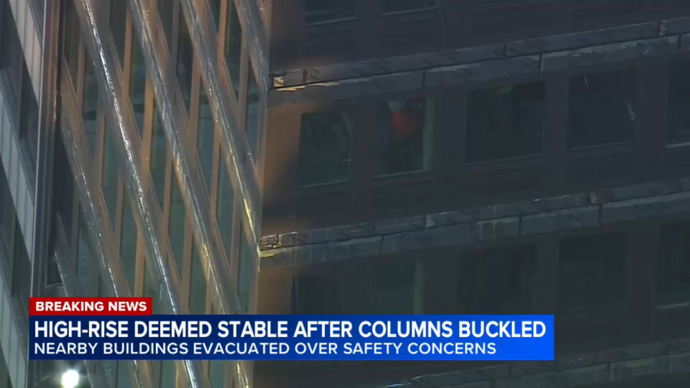 NewsCopter 7 above former Pfizer HQ on Manhattan's East Side