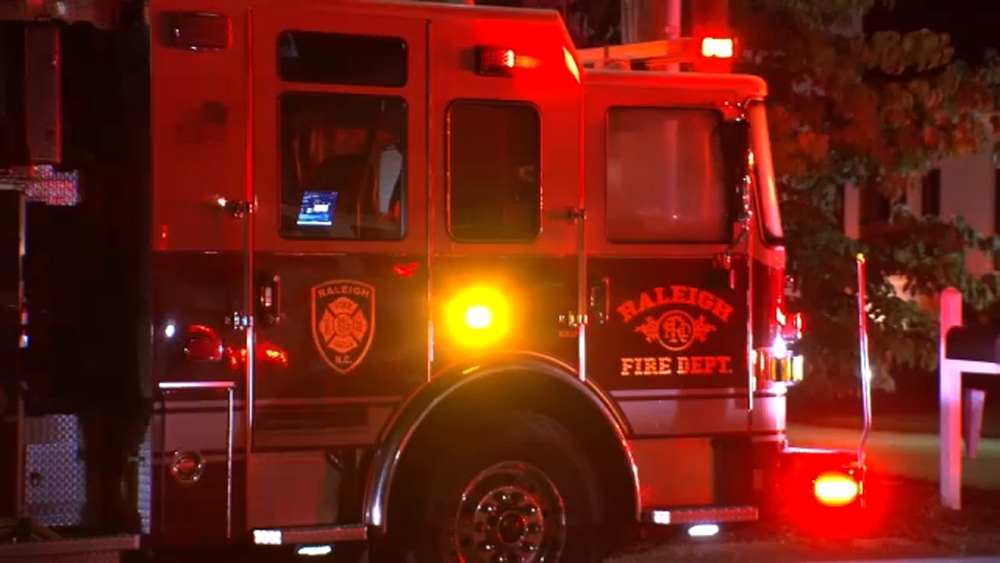 Lightning strike believed to have caused Raleigh house fire