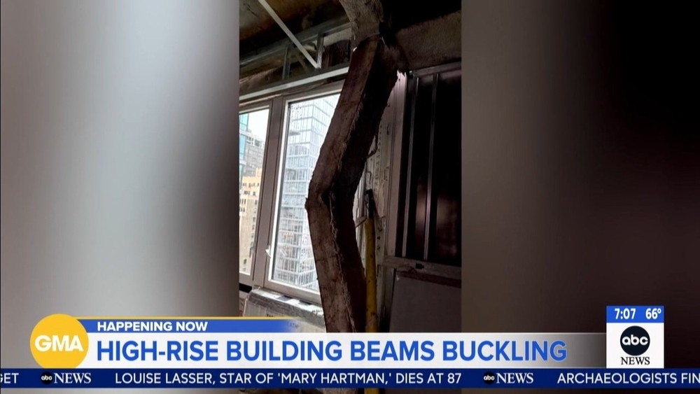 Manhattan high-rise deemed stable after columns buckled