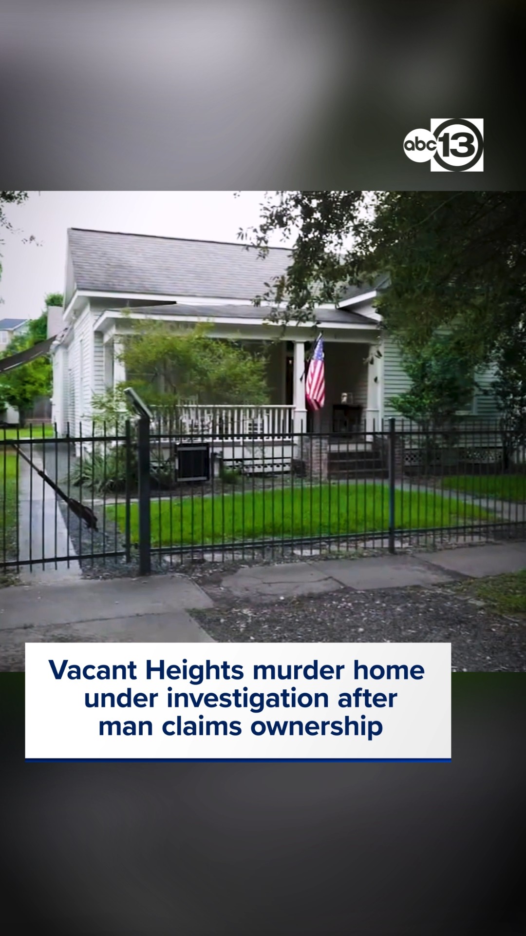 Heights murder home under investigation after man claims ownership