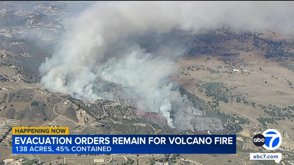 Volcano Fire: Brush fire near Murrieta burns nearly 150 Acres