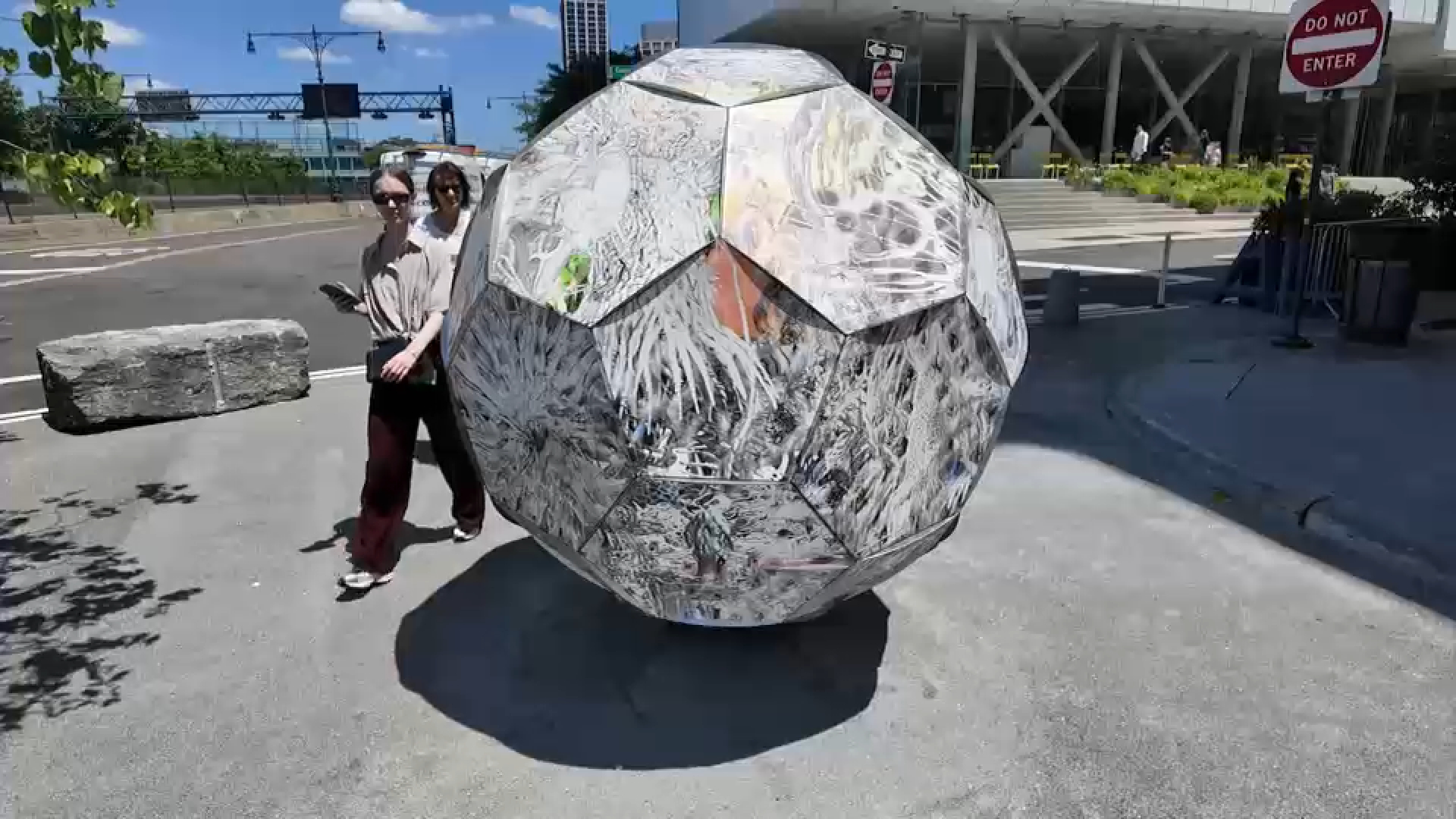23 massive soccer balls on display across NYC and NJ in honor of World Cup