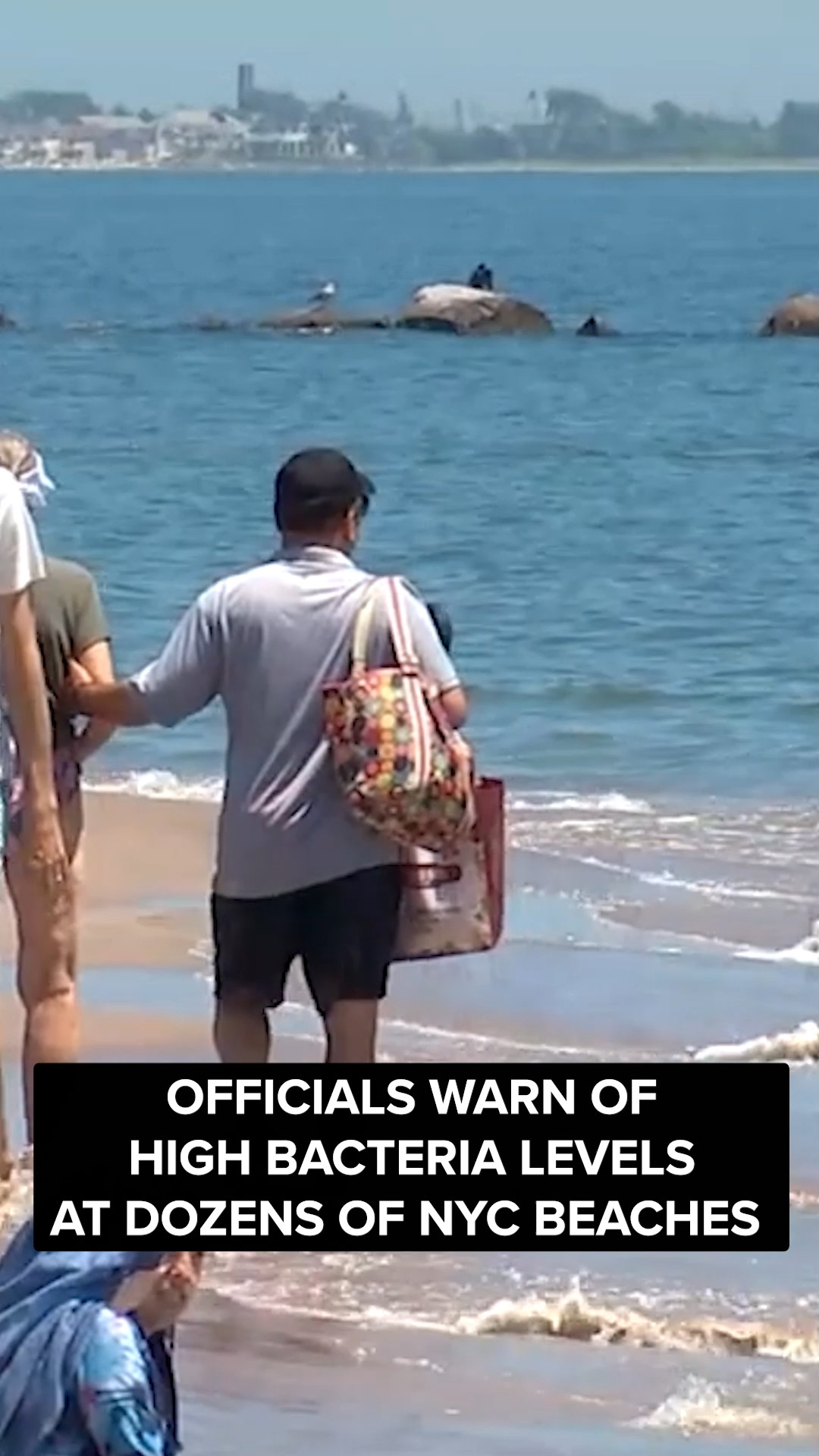 NYC beaches warn of high bacteria levels in water after heavy rain