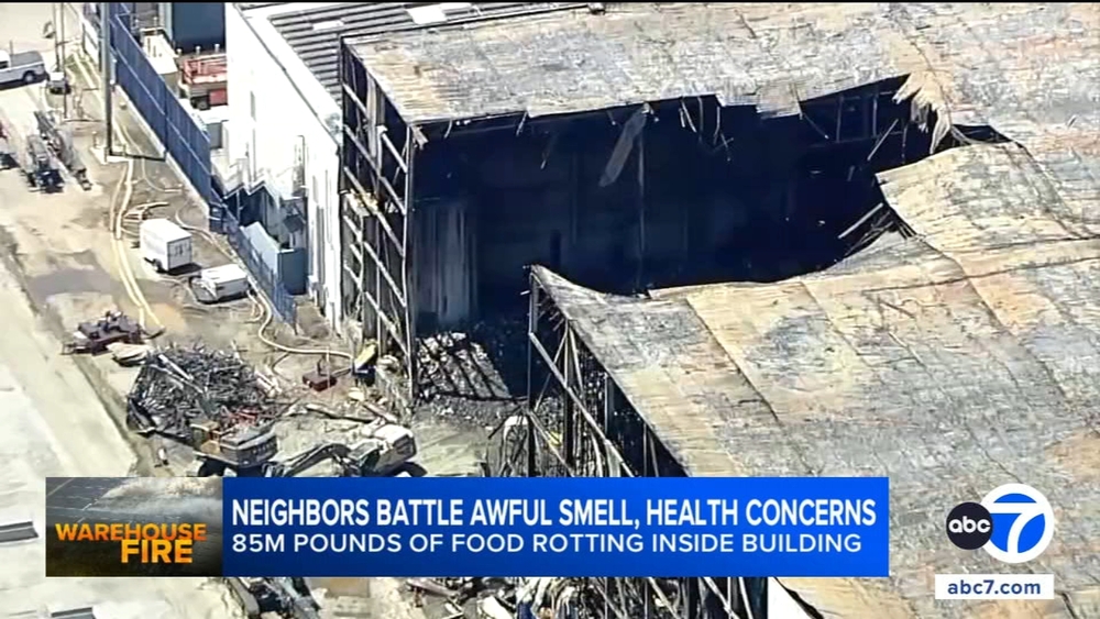 Boyle Heights neighbors battle awful smell, health concerns after fire