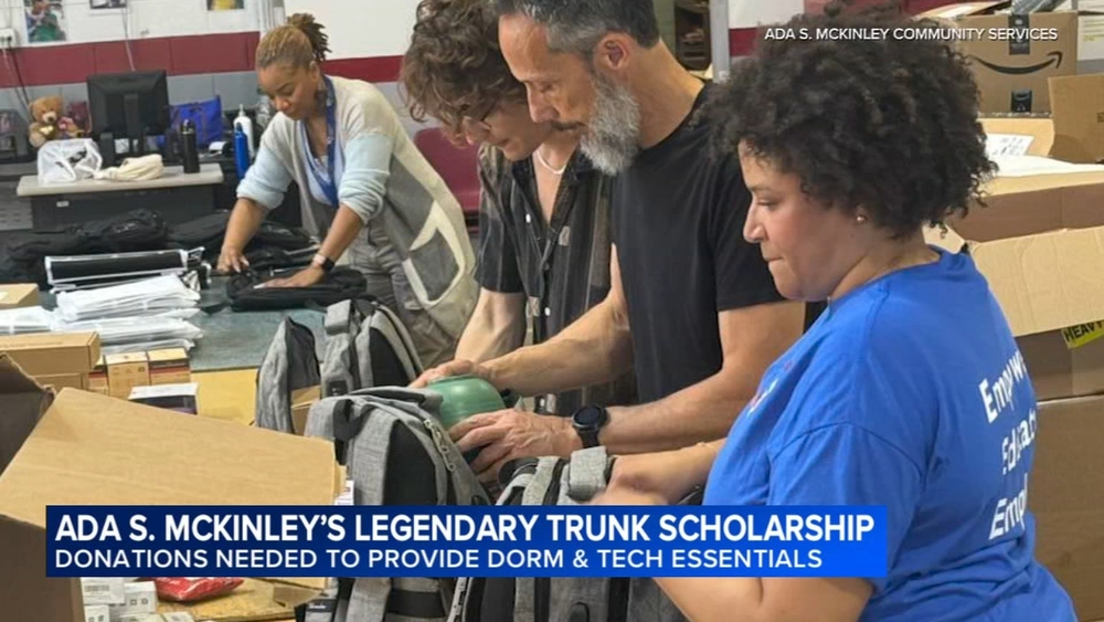 Ada McKinley's trunk scholarship