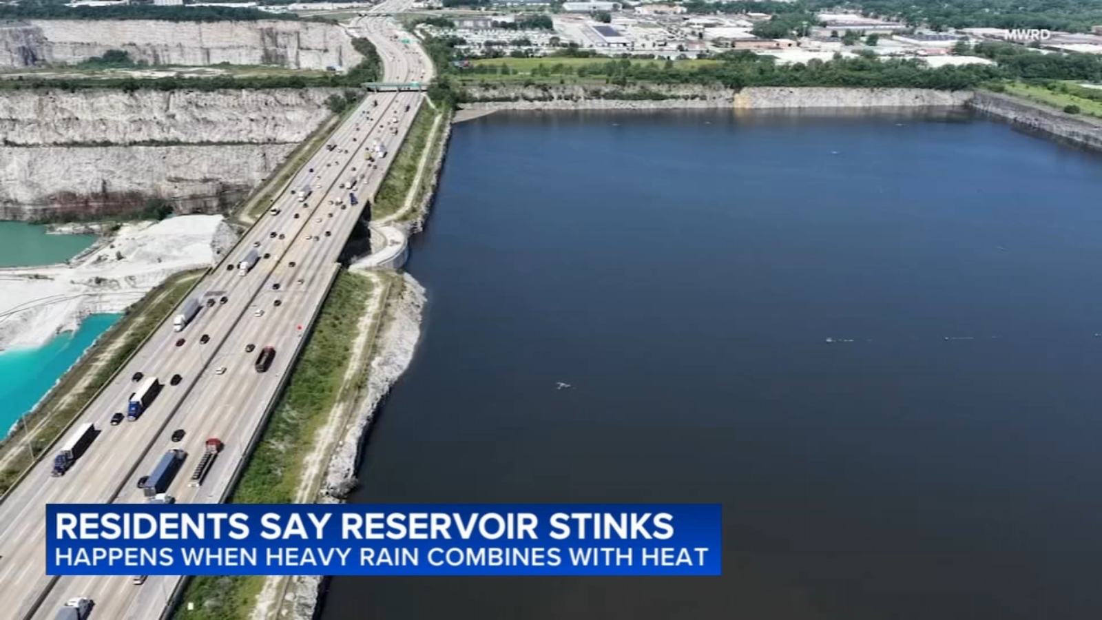 Foul smell 'like rotten eggs' pervading south suburbs amid nearly full reservoir: residents