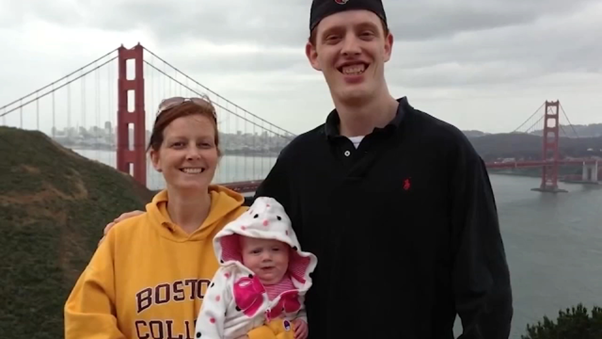 Patrick Stapleton with his older sister, Danielle.