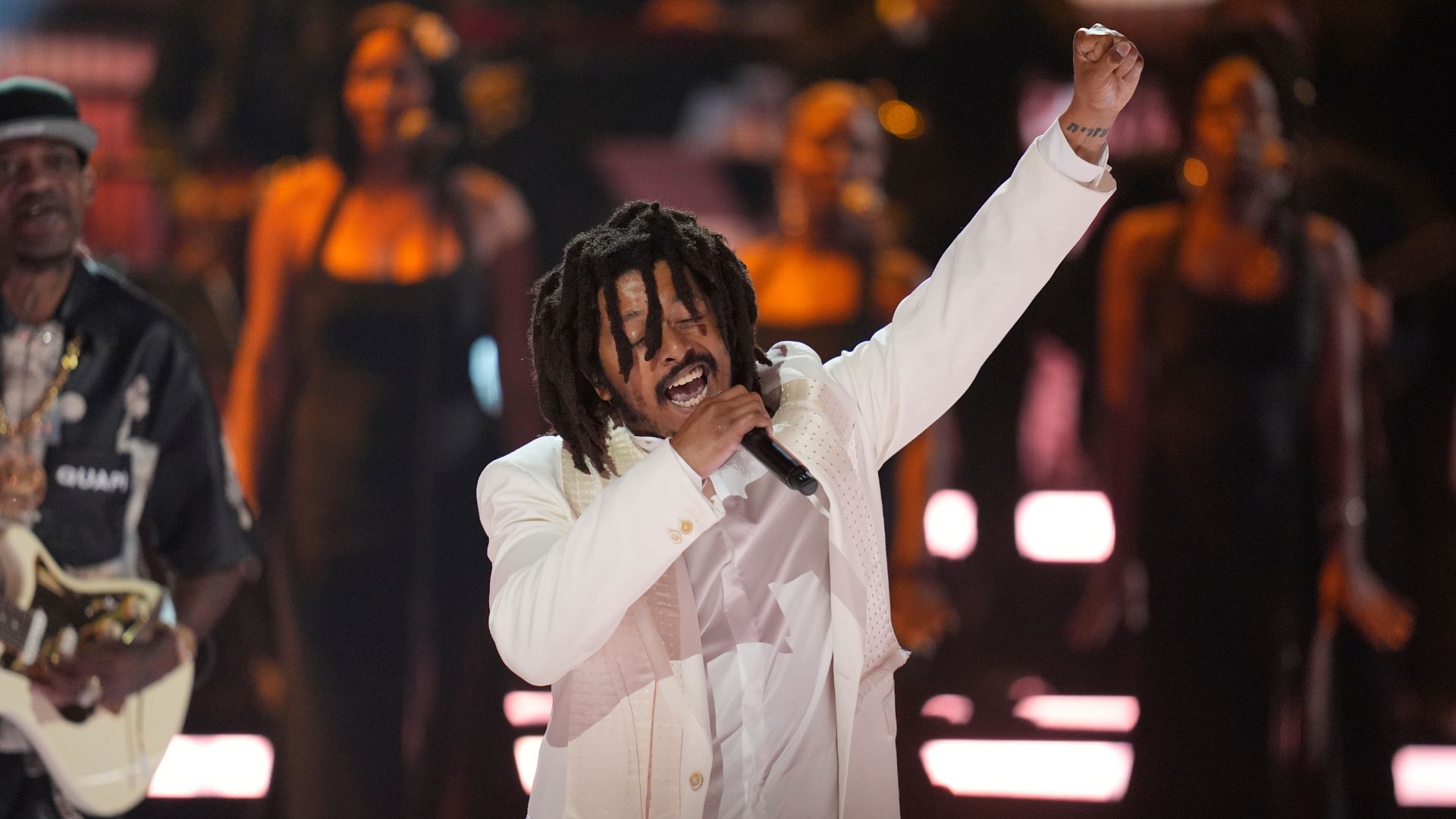 Zion Marley performs during the BET Awards on Sunday, June 28, 2026, at the Peacock Theater in Los Angeles.