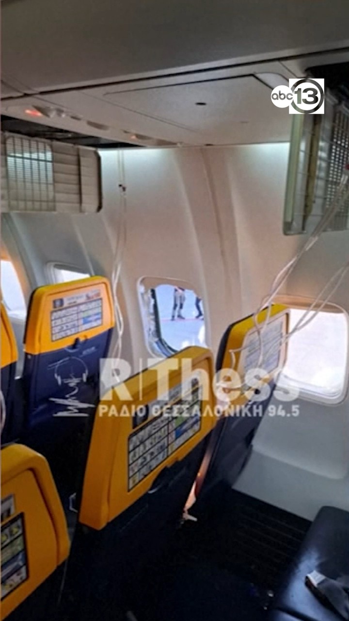 Passenger injured after being partially sucked out of plane