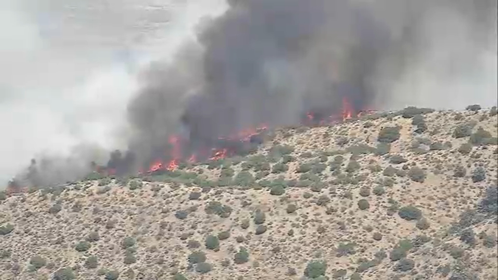 Wildfire in Antelope Valley burns at least 650 acres, prompts evacuations
