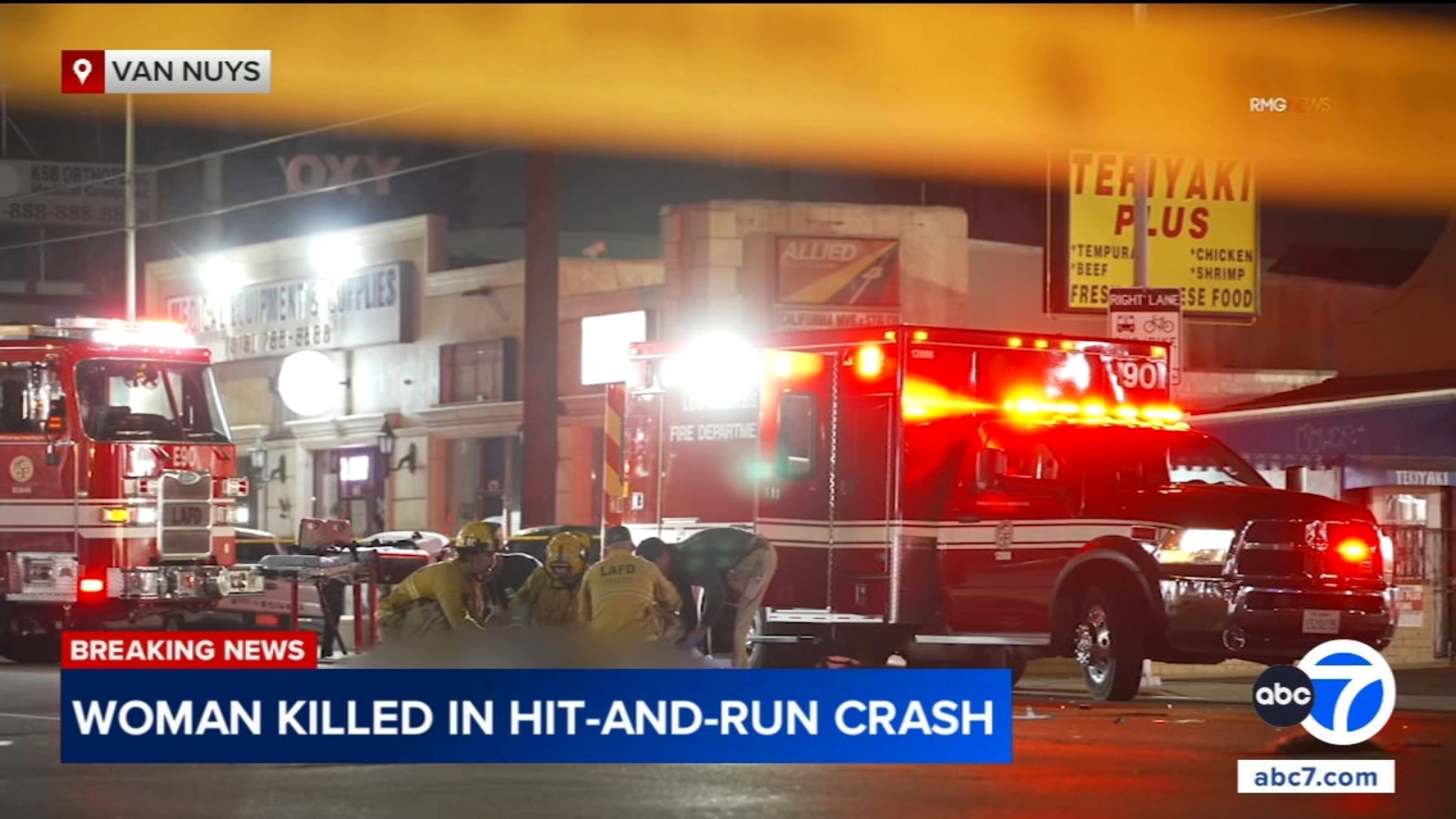 Pedestrian is struck and killed in Van Nuys hit-and-run; pickup truck driver sought Pedestrian is struck and killed in Van Nuys hit-and-run; pickup truck driver sought