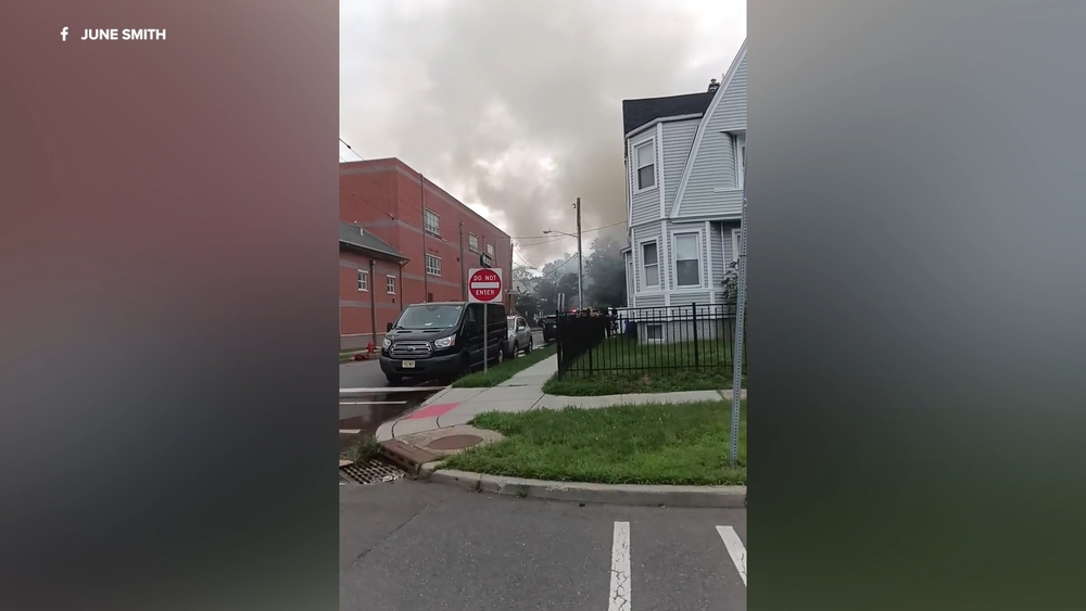 Fire leaves home charred in Orange, NJ