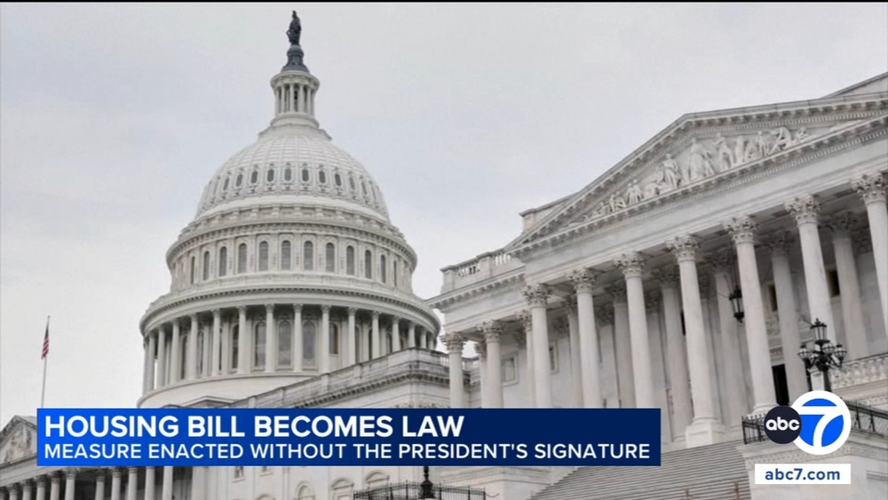 Bipartisan housing bill becomes law without Trump's signature