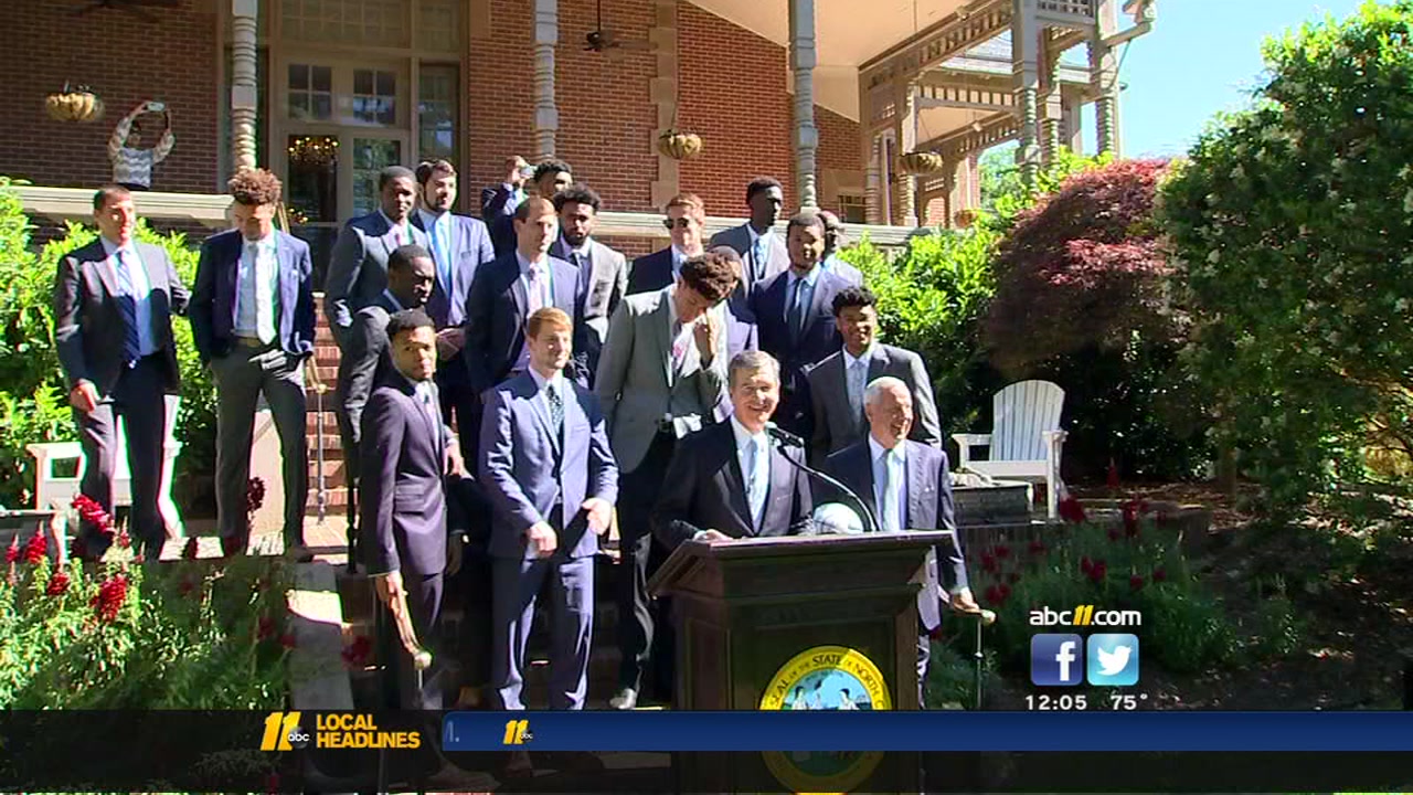 Gov. Cooper celebrates UNC Tar Heels