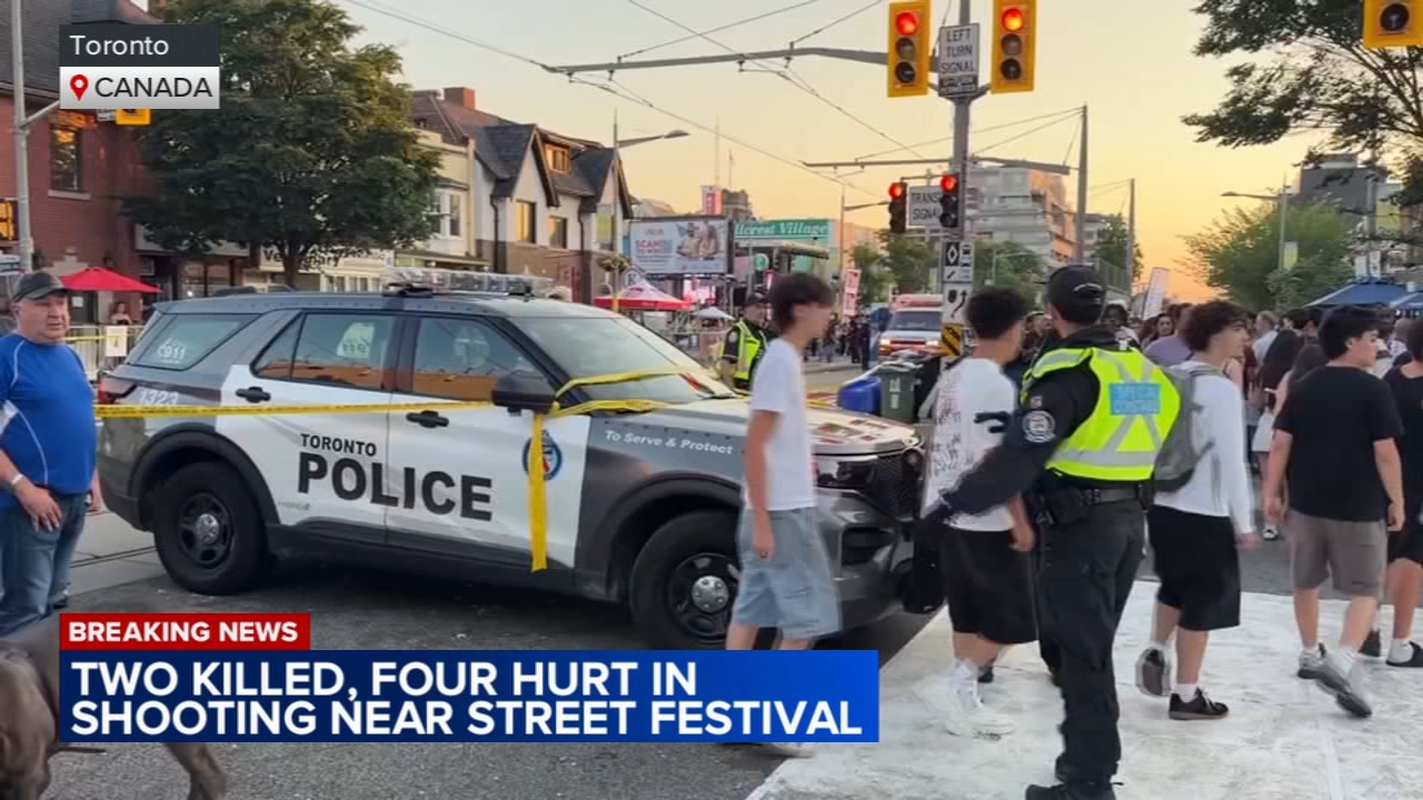 Shooting near Toronto street festival kills 2 people, wounds 4: police