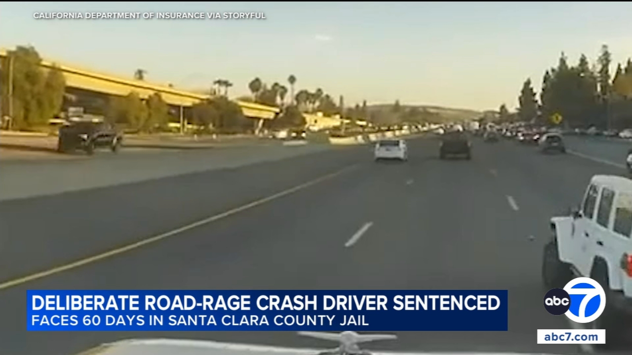 CA man sentenced after dashcam video shows him intentionally causing road rage crash