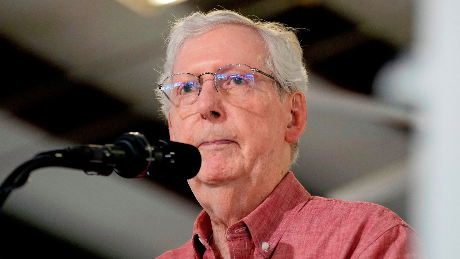 McConnell says a fall led to his hospitalization, breaking weeks of silence about health condition
