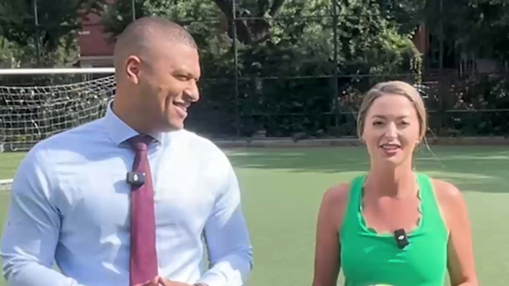 20% of Americans think they can score a penalty kick -- the Mornings @ 10 teams tests it
