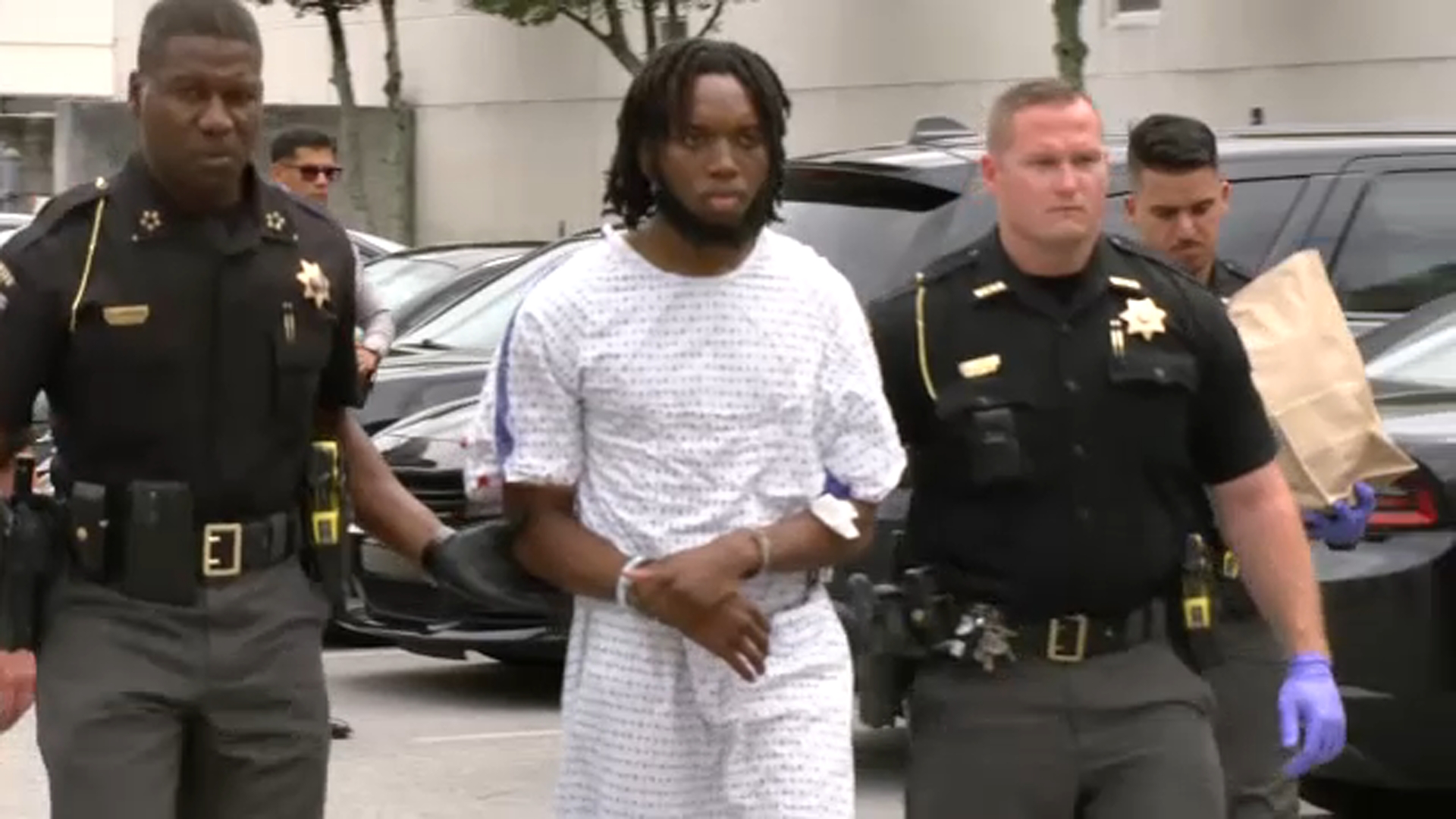 Abdul Karim Mustafa was taken into custody after the Wilson courthouse shooting on Monday, July 13, 2026