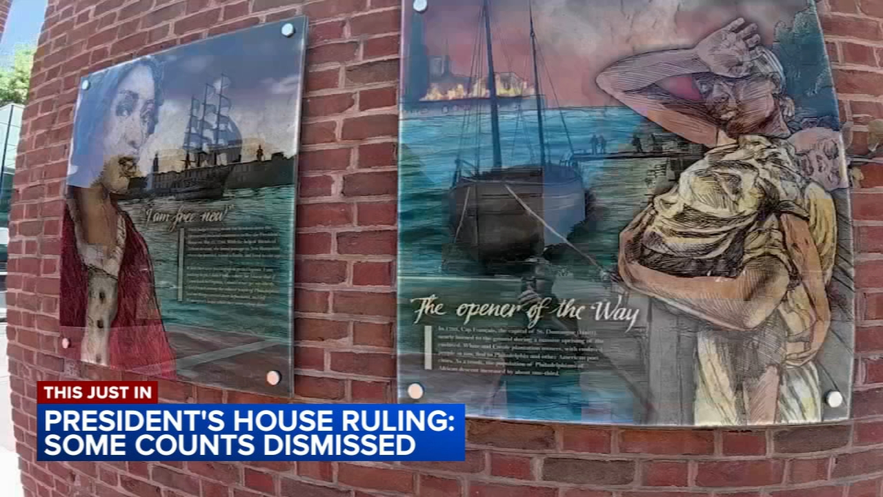 Judge allows 1 claim to proceed in lawsuit over President's House in Philadelphia
