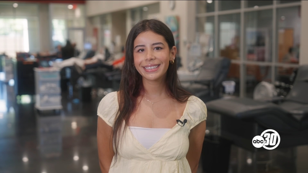 Teen cancer survivor shares how blood donations helped save her life