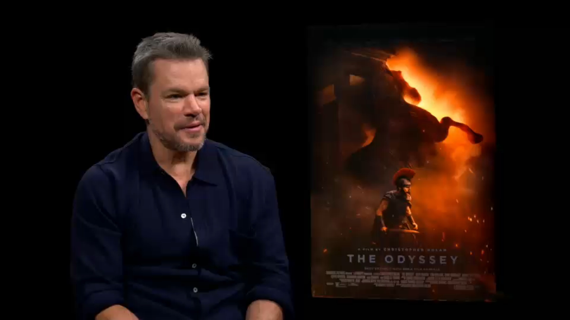 Matt Damon opens up about filming 'The Odyssey' and why movies remain so meaningful to him