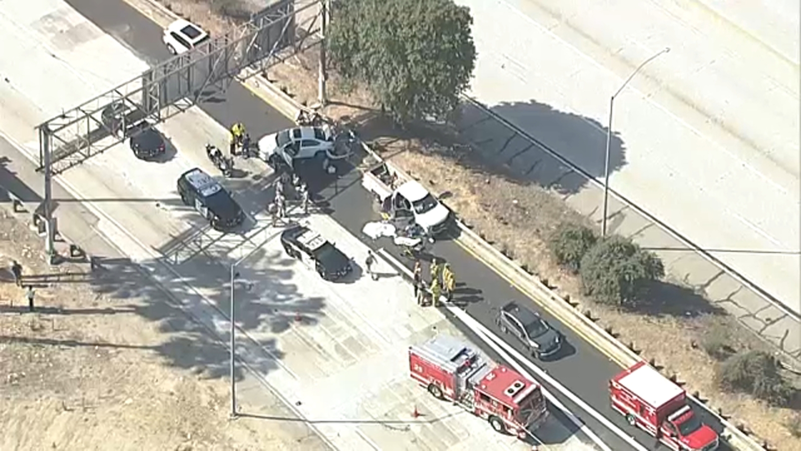 Driver suffers medical emergency, dies after multi-vehicle crash near 5 Freeway in Boyle Heights
