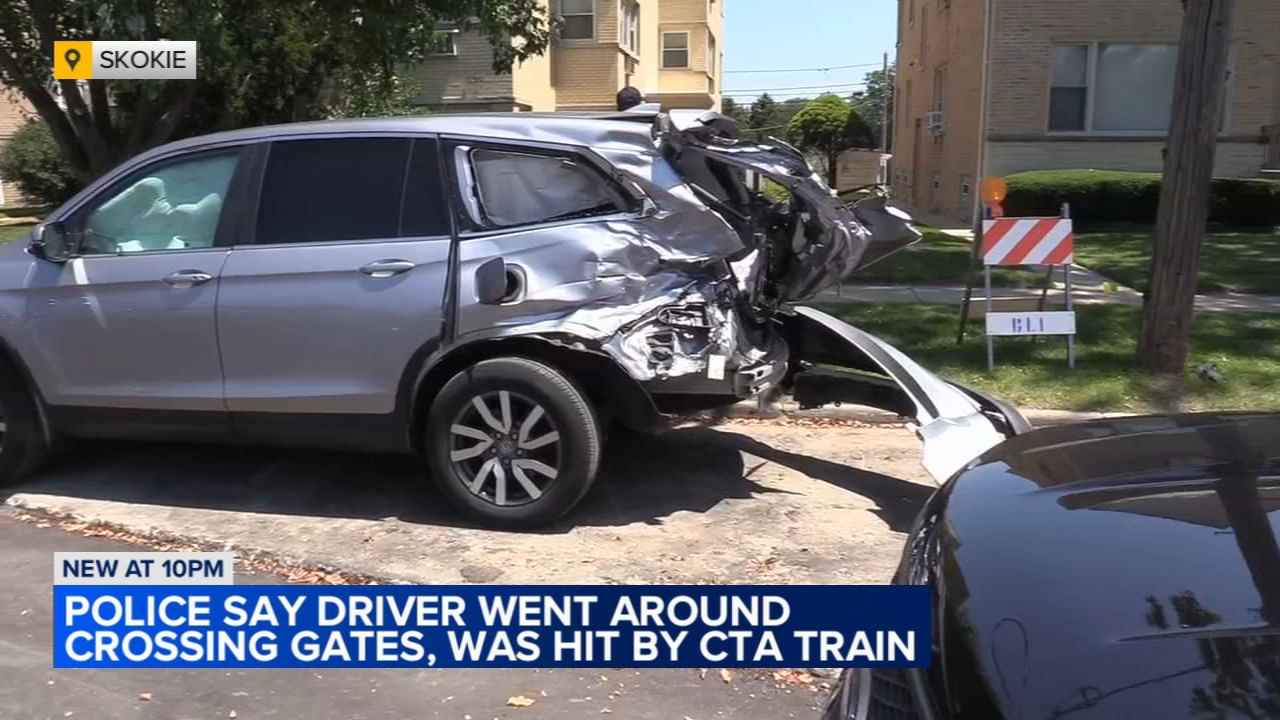 CTA Yellow Line service restored after train crashes into SUV