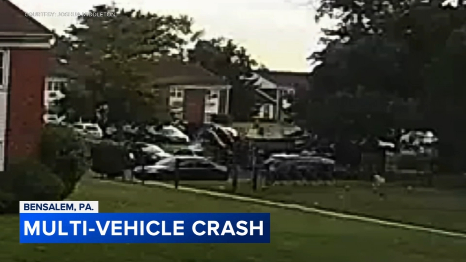 Dramatic crash in Bensalem after driver suffers medical emergency ...